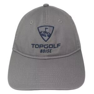 Gear For Sports Topgolf Boise Baseball Cap Gray Blue OS Adjustable Slideback Hat
